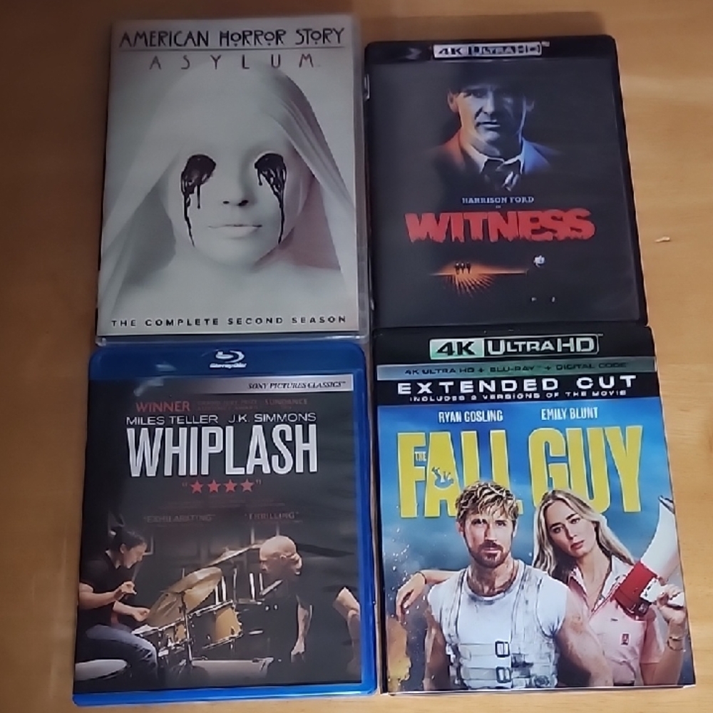DVD and Blu-ray Movie Collection